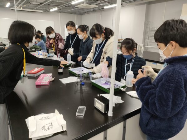 電子顕微鏡と光学顕微鏡による観察体験