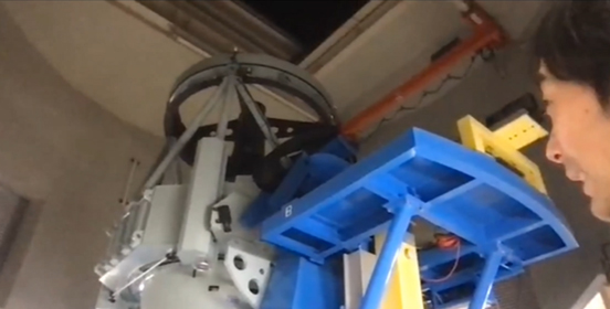 天体観測：天体観測の方法と観測の見学と実習（1月28～29 日に大雪で中止になったことによる代替プログラム）