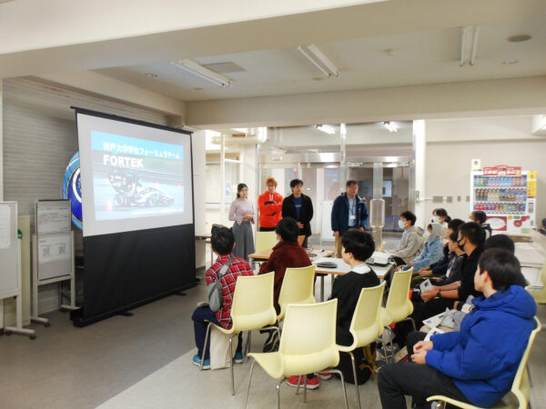 大学研究室および学生フォーミュラチーム見学